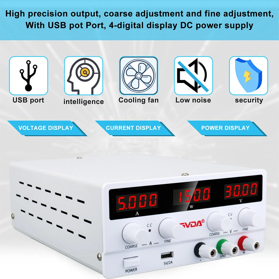 2 DC Bench power supply