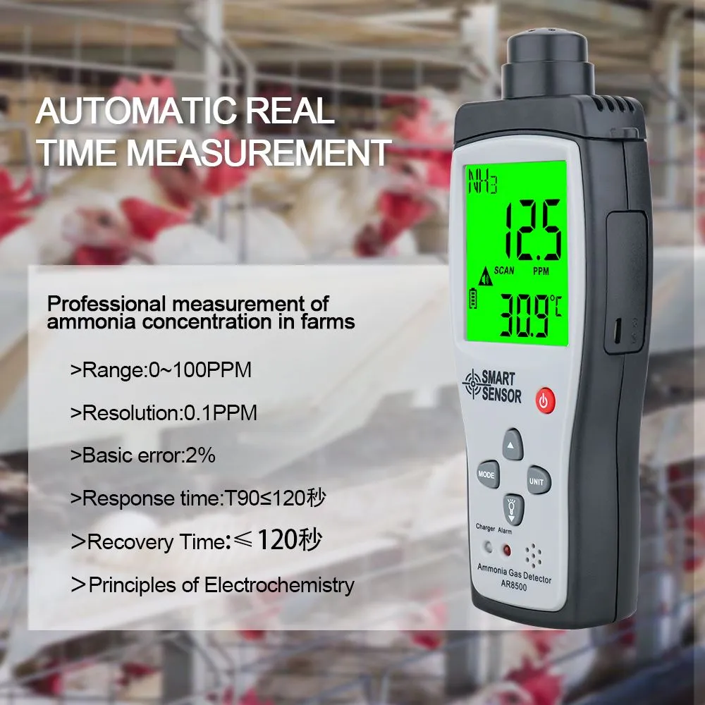 Nguyên tắc làm việc của máy dò khí amoniac