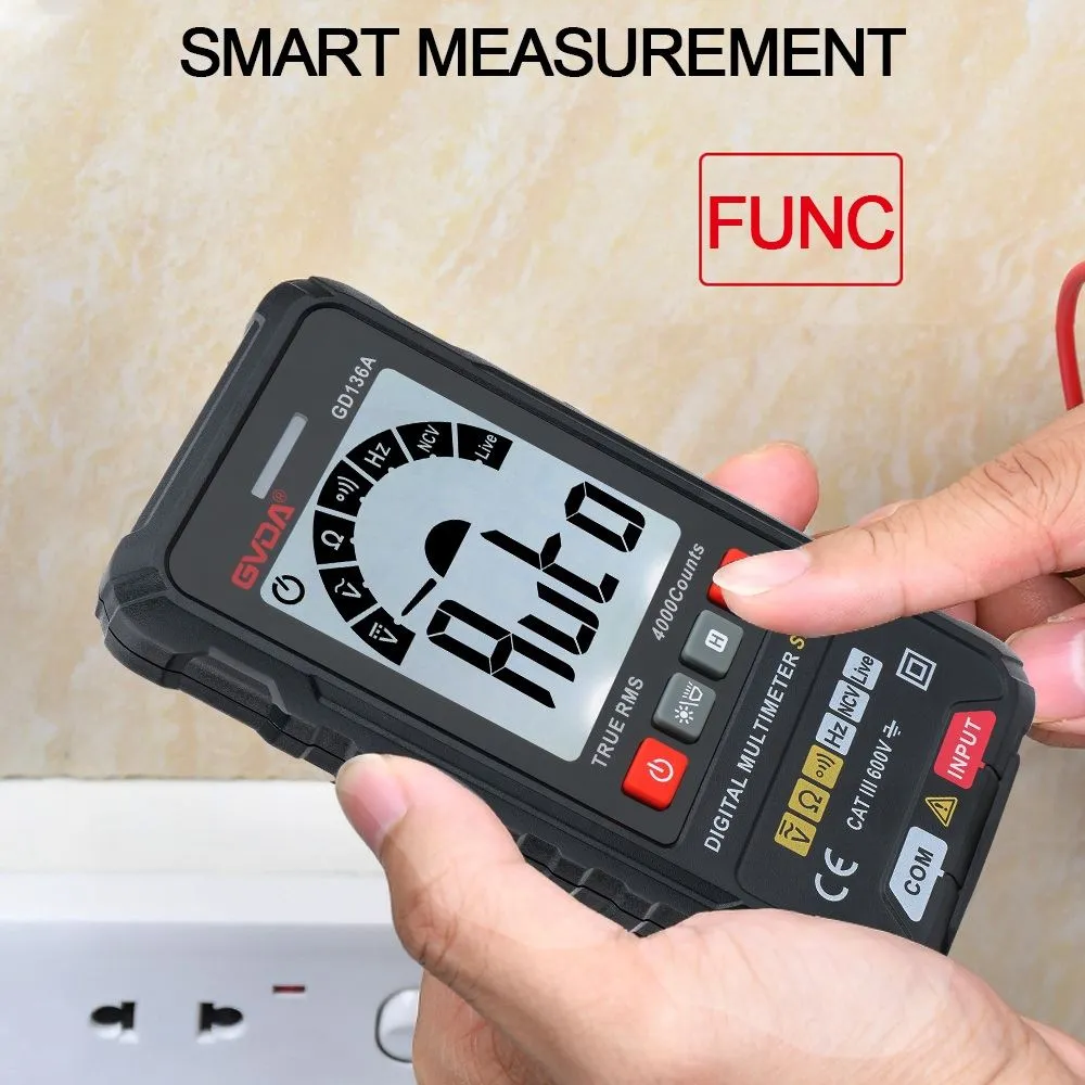 Đồng hồ vạn năng để đo giá trị rms của điện áp và dòng điện