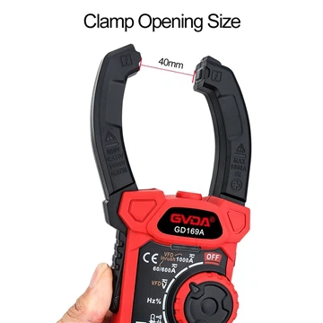 Thiết bị Ampe kìm kỹ thuật số GVDA GD169A Cảm thấy chắc chắn - Hướng dẫn sử d...