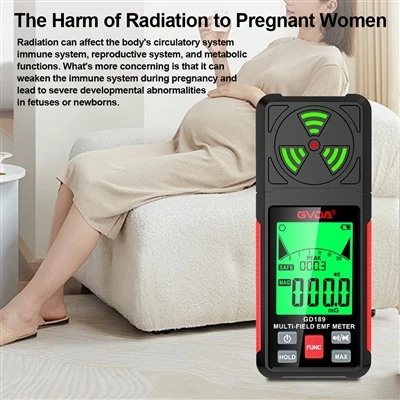 2024 GVDA Phát triển một vật phẩm mới Máy dò EMF GD189 Máy dò bức xạ trường đ...