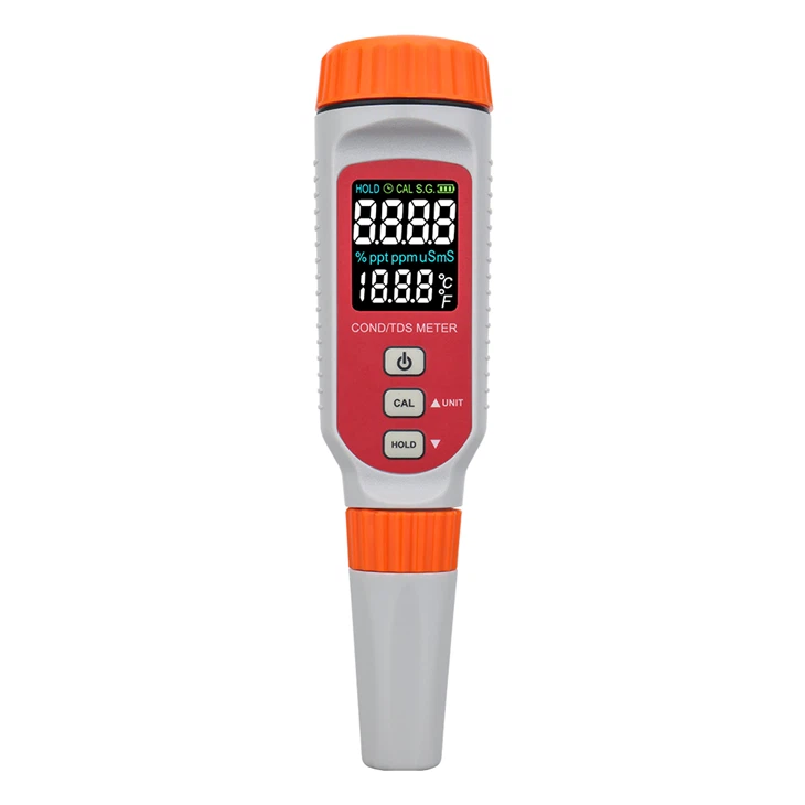 Máy đo nhiệt độ TDS dẫn điện 3 trong 1 có thể sạc lại
